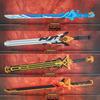 Samurai Sword Building Blocks Anime Ninja Weapon Model Assembly Bricks Boys Toy Idea Desktop Decoration Children Birthday Gifts