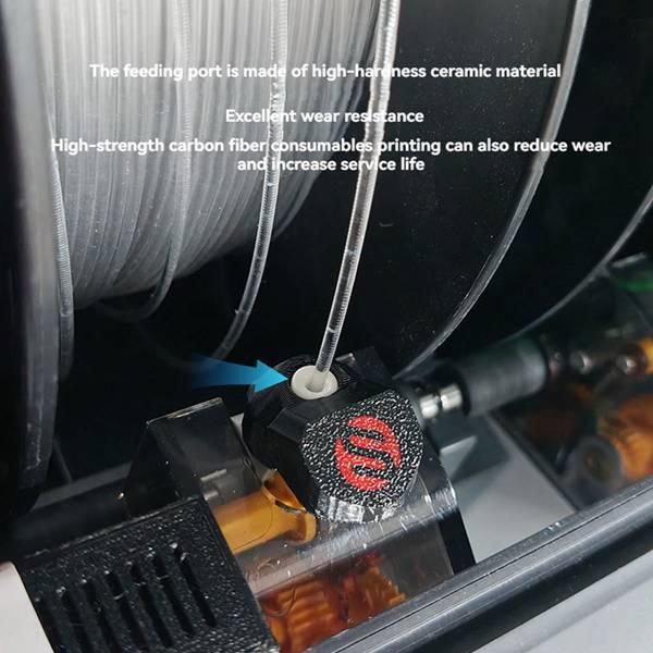 

Carbon Fiber + Ceramic Material, 4 Colors (Black), Compatible with Tuozhu X1/P1P/X1C AMS Other