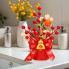 Chinese Lunar Year Decoration Gift Lucky Tree Artificial Potted for China Spring Festival Office Birthday Graduation Wedding
