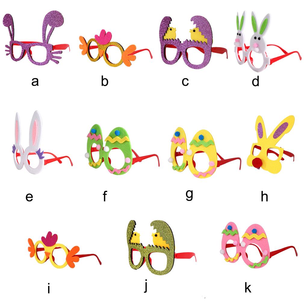 Ostern Glitzerbrillen Tier Verkleidungsspiel Kostüme Geburtstag Plastikbrillen Dekoration Geschenke Accessoires Ornamente