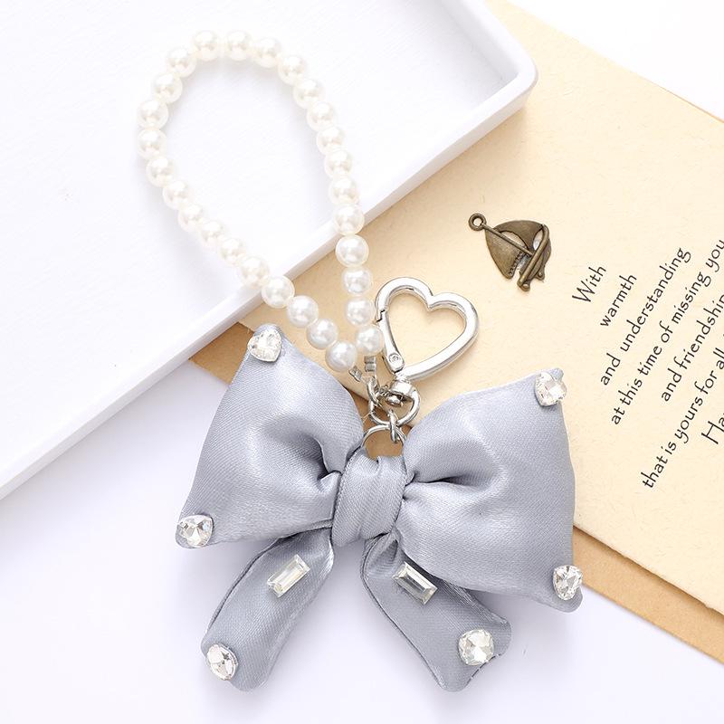 Schicke Perlenblumen-Anhänger Handyhülle & Handtaschenanhänger für Damen