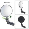 1/2Pcs  Rearview Handlebar Mirrors Rotatable For Mountain Road Bike Motorcycle Bendable Hose Adjustable Rearview Mirror