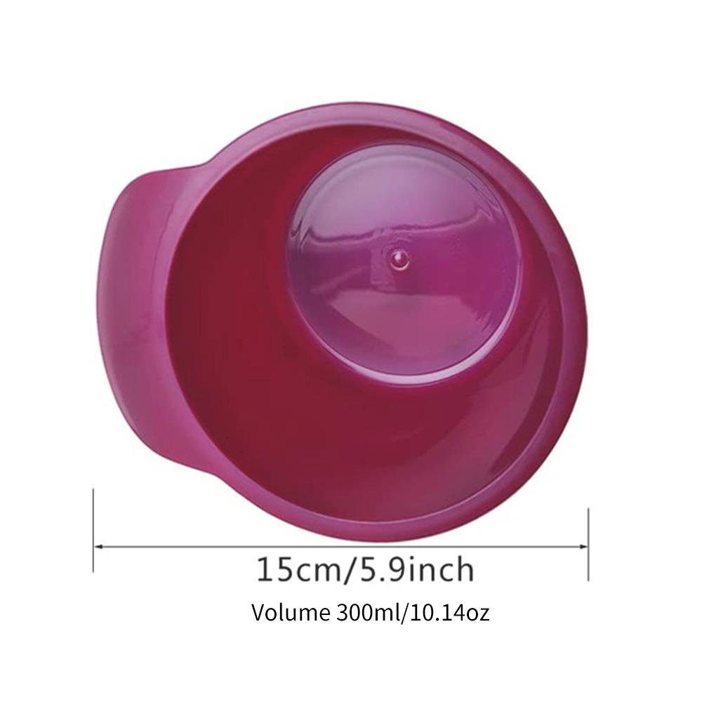 2pcs/set Professional Hair Dye Brush Bowl Set Plastic Hair Tint Tool  Salon