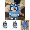 Bluey Plush School Backpack For Children Cute And Colorful Toddler Bag With Mobile Phone Pocket