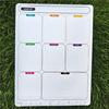 Erasable Refrigerator Planner with Slip Resistant Magnets And Clear Layout Magnetic Calendar Whiteboard For Households
