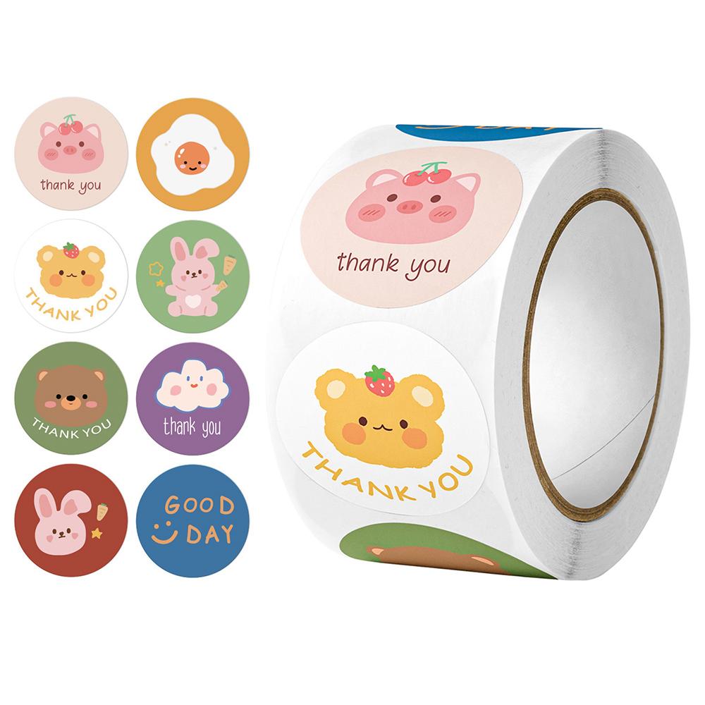 Calendar Autumn Stickers Cute Cartoon Animals Collage X067