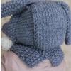 New Children's Hats Big Ears Rabbit Animal Hats Autumn and Winter Wool Cartoon Scarf Hat Handmade Crochet