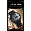 POEDAGAR Top Luxury Men Quartz Watch Waterproof Stainless Steel LED Man Watch Week Date Sports Military Electronic Watches