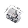 10pcs Glass Shelf Support Clamp Brackets Chrome For 6-8mm Thick Shelves Bathroom Clamp Holder Hardware