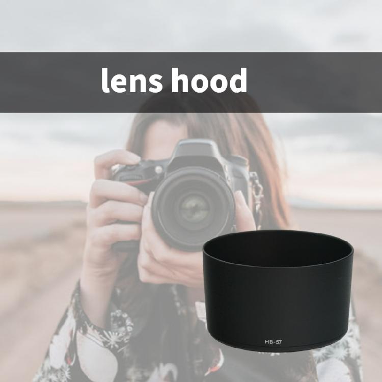 HB57 Gegenlichtblende für 55-300mm F4.5 5.6G zur Blenden von unerwünschtem Licht Gegenlichtblende