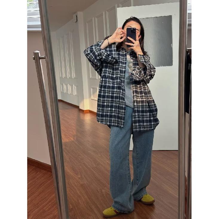 Plaid Long-Sleeved Shirt Men's Spring New Japanese-Style Retro High-Grade Fashion Brand Loose Casual Shirt Coat