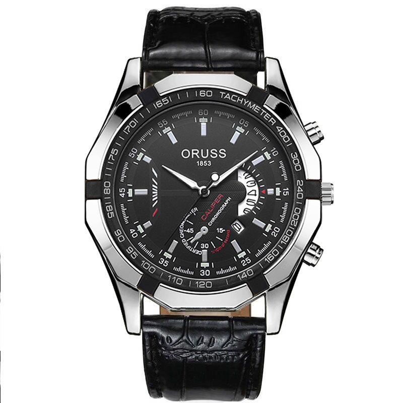 Luminous Quartz Men'S Watch Fashion Domineering Trend Men'S Watch Waterproof Calendar Watch