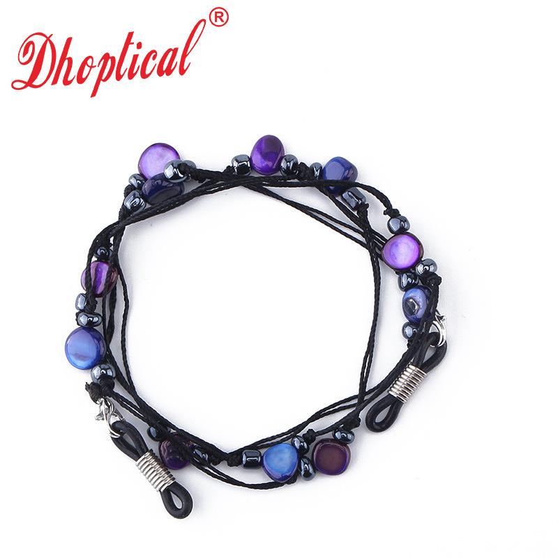 

1 шт., ретро-цепочка для очков, нескользящая веревка, разноцветные очки с пролетом