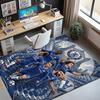 Chelsea FC Pattern Rug, Indoor/Outdoor Mat, for Picnic, Gameroom, Bedroom, Office, Living Room, Home Decor Carpet, Birthday Gift