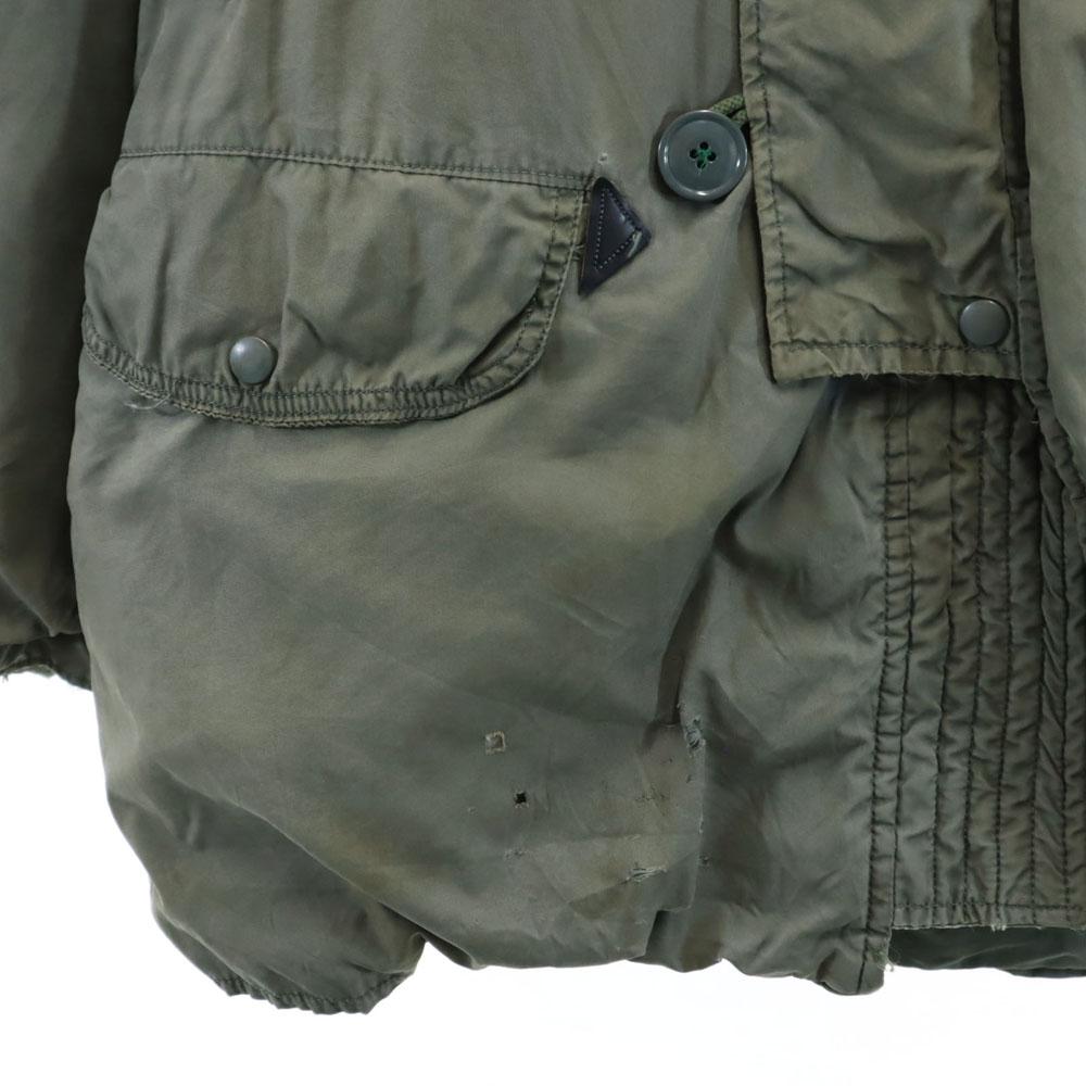 US AIR FORCE 80s DLA Vintage N-3B Flight jacket M Military Jacket Hood Men's Used