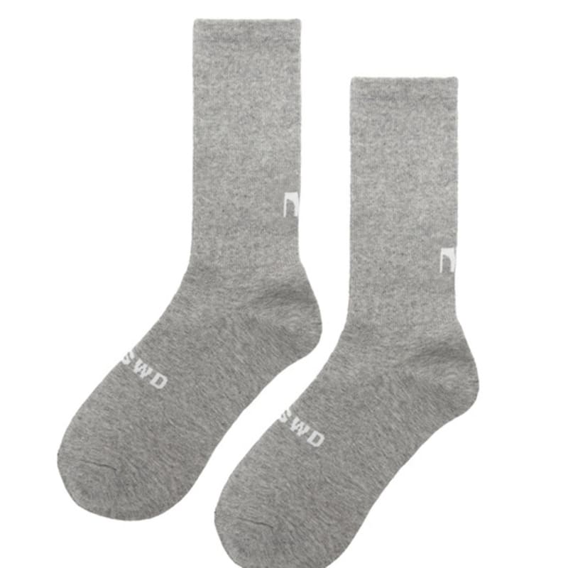 

MARGESHERWOOD SOLID SYMBOLSOCKS_melange grey melange grey