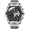 Men's Watch Waterproof Luminous Automatic Quartz Wristwatch Korean Fashion Business Casual Sport Wristwatch for Men Students