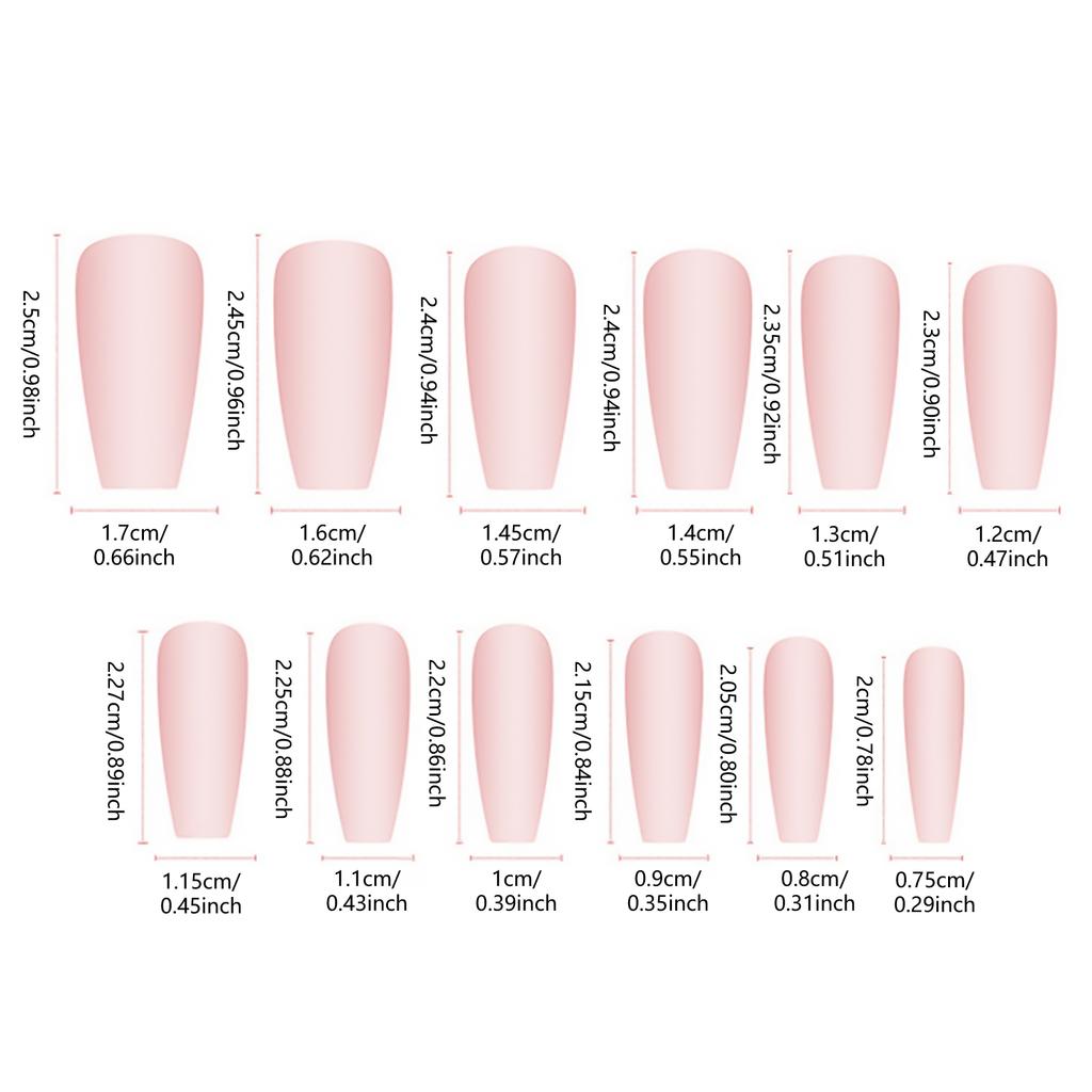 Pink Fake Nails with Rhinestone Decor Sweet & Charming Reusable False Nails for Shopping Traveling Dating