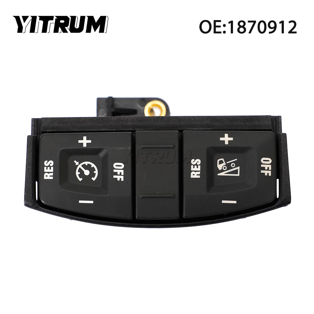YITRUM 1870912 Car Steering Wheel Control Switch Module Button For Scania R-Series Car Parts Accessories 1870912