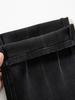Women's High-Waisted Slim Wide-Leg Denim Jeans - Black Bull Style, Spring 2026, Flattering Elastic Straight-Leg.