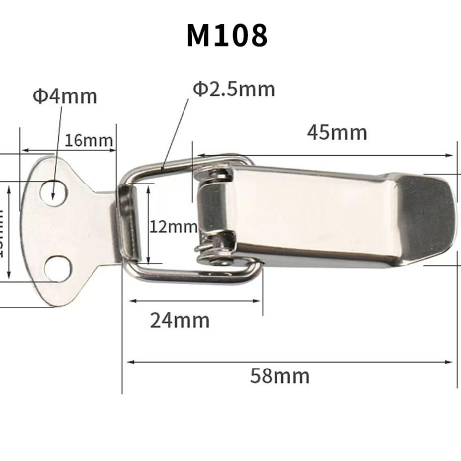 Stainless Steel Duckbill Spring Latch for Hardware and Furniture Leather Cases