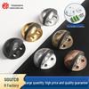 Stainless Steel Magnetic Door Stopper: No-Drill, Anti-Collision, Suction Cup Design for Bathroom and Glass Doors.