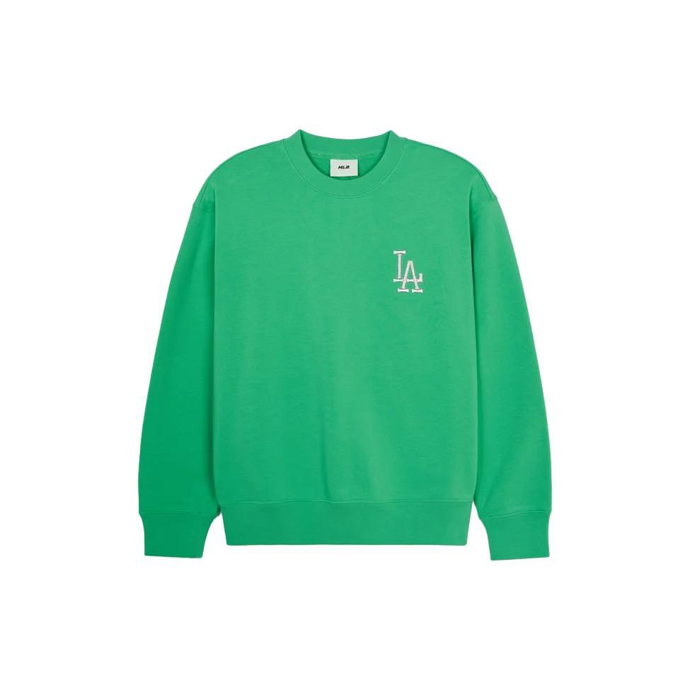 New MLB SS24 Sweatshirt Unisex Green 3AMTQ0141-07GNL