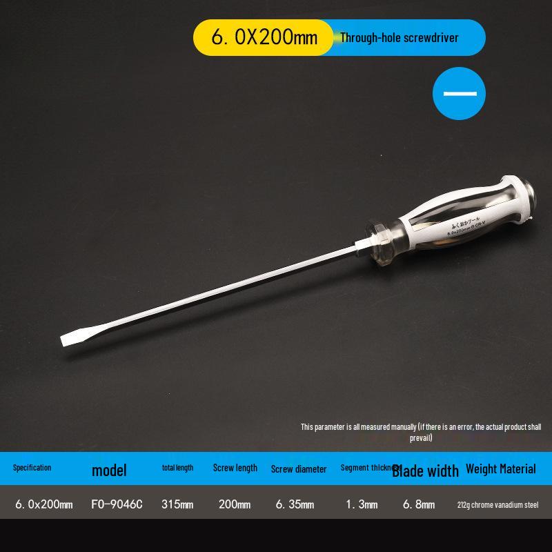 Industrial Grade Magnetic Screwdriver Set - Super Hard, Impact Resistant, Flat & Phillips Slotted Heads