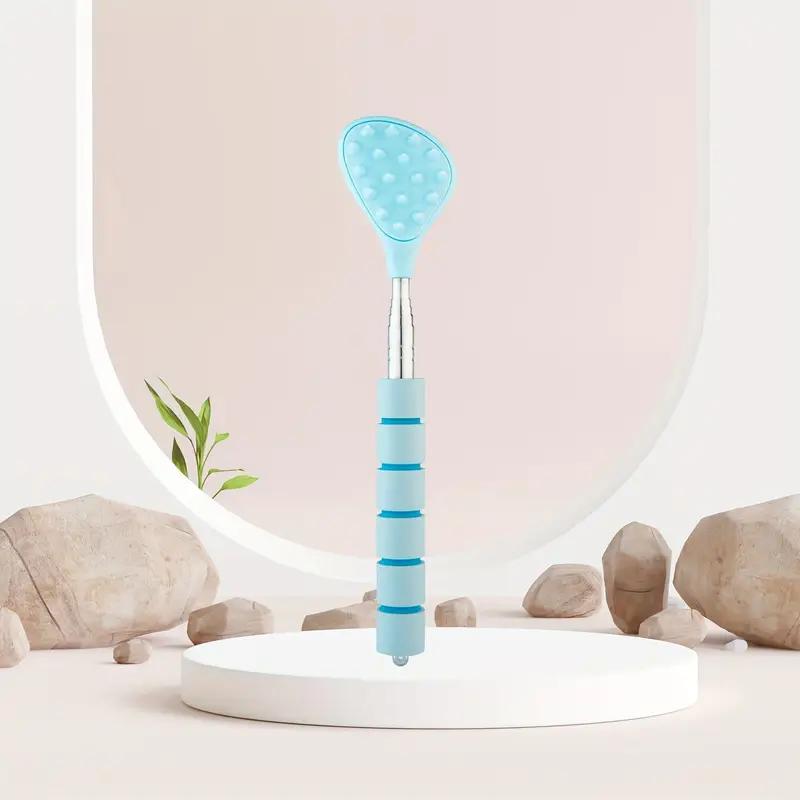 

1PCS Pet Massage Brush with Telescopic Handle Cat Soothing Scratching Brush Pet Massage Comb Scratching Artifact Back Scratching 1PCS