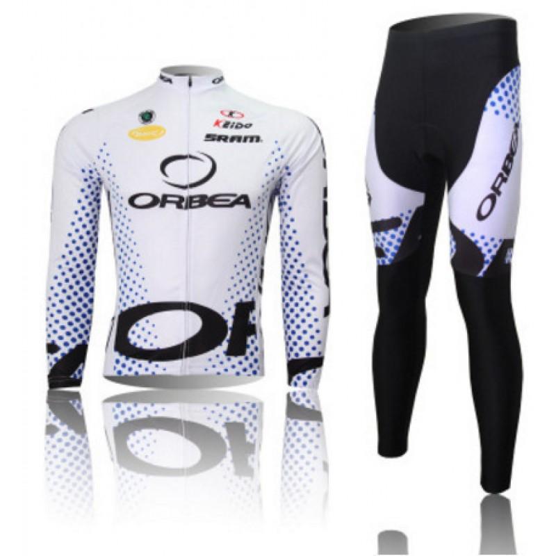 Long Sleeve Cycling Jersey Set Breathable Unisex Road Mountain Bike Apparel