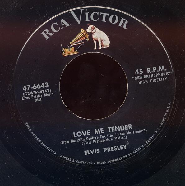 

7inch Record ELVIS PRESLEY - Love Me Tender / Anyway You Want Me 476643 RCA Victor 1956 US Rock Used