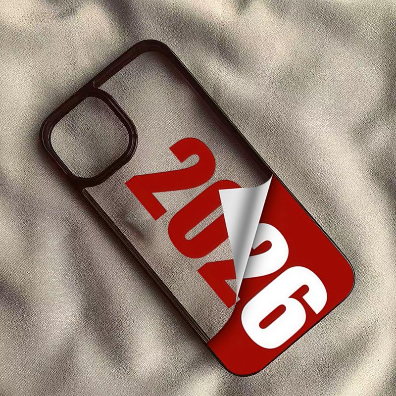 Phone Case for Samsung Galaxy A56 A55 A54 S21 S23 S24 S25 Ultra A06 A16 A15 A35 A34 5G S25 FE 2026 New Year Calendar Print Cover