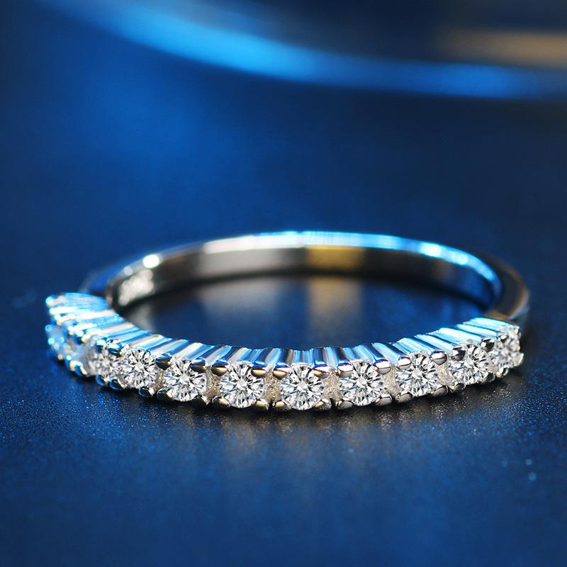 Ring Women'S Jewelry Offerings Inlaid Zircon Ring Single Row Diamond Ring Ring
