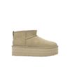 Klasyczne Ultra Mini Buty na Platformie Ziarno Gorczycy Damskie Sneakersy Tan 1135092-MDSD