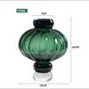 Nordic Transparent Glass Vase Minimalist Home Livingroom Tabletop Flower Arrangement Individual Art Craft Decoration Accessories