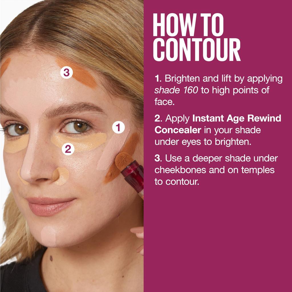 MAYBELLINE Instant Age Rewind Eraser Dark Circles + Treatment Fair (Parallel Import)