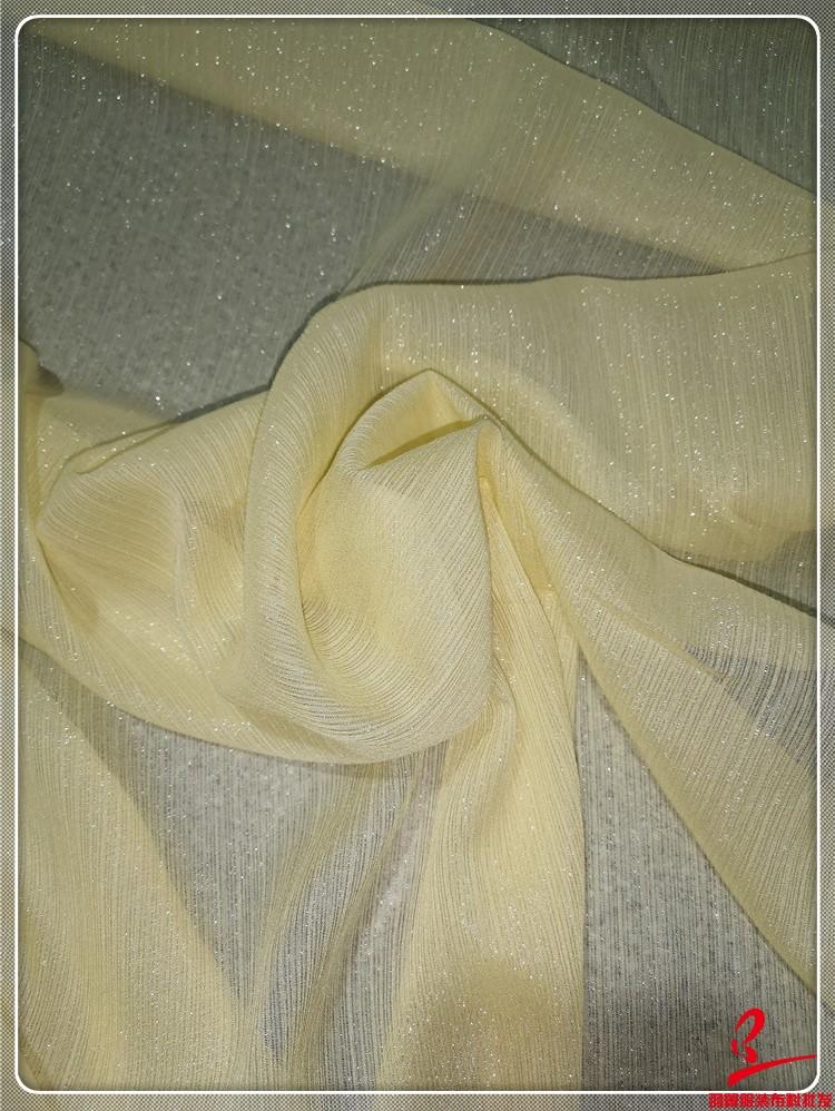 Super Sheer Silver Sequin Silk Gingham Chiffon Brocade Fabric for Dance Costumes