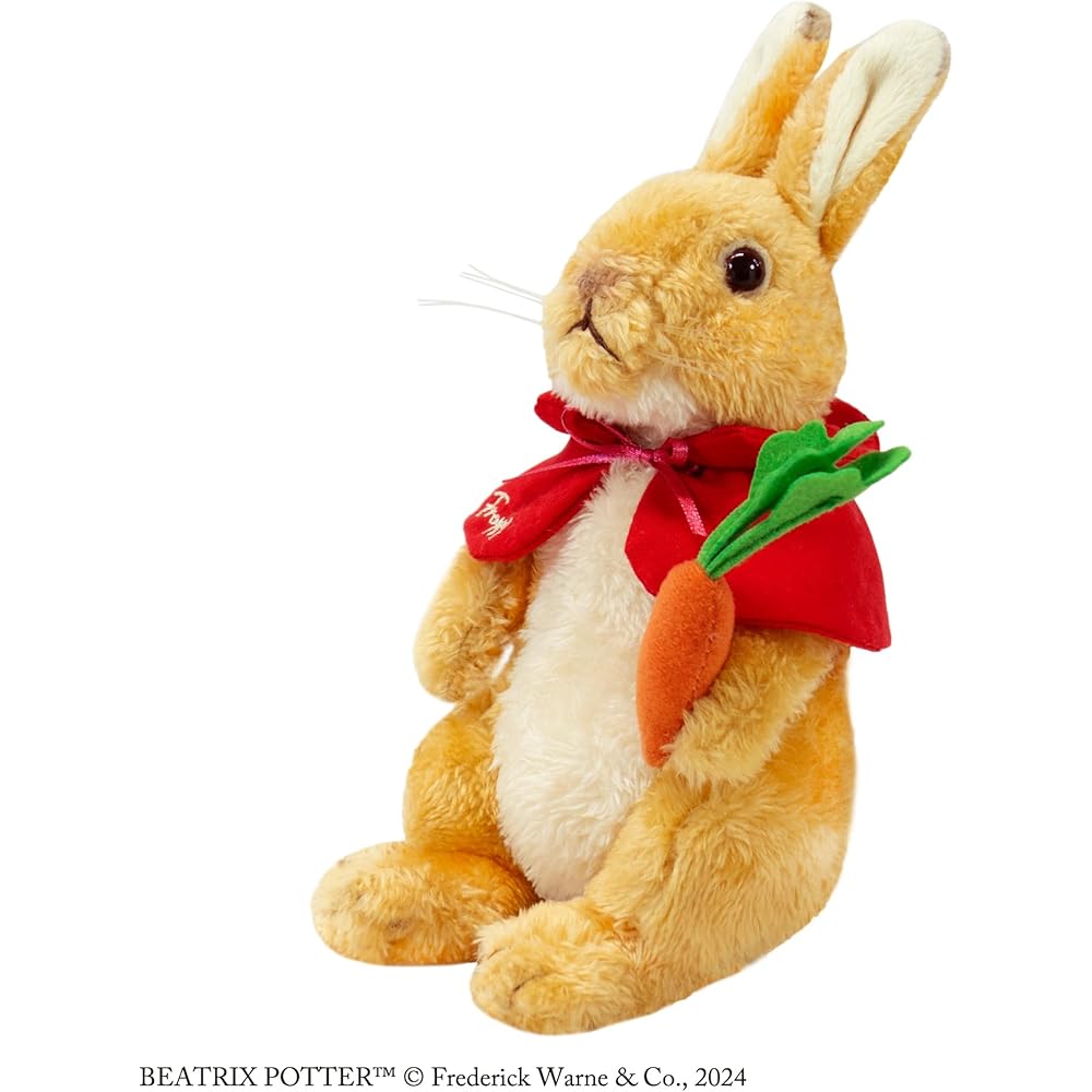 Yoshitoku Peter Rabbit Natural Series Flopsy Plush Toy 21cm