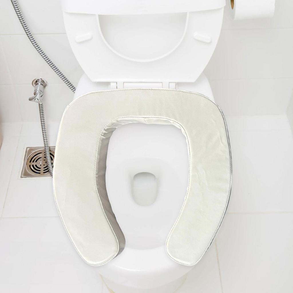 Thick Toilet Lid Cushion Universal Padded Seat with Tear Resistant Soft Foam Suitable for