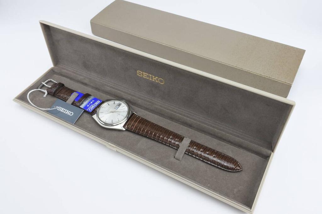 A timepiece following GS and 1974 SEIKO LORD MATIC 23 jewels automatic Watch with a luxury SEIKO strap and A truly exceptional Japanese
