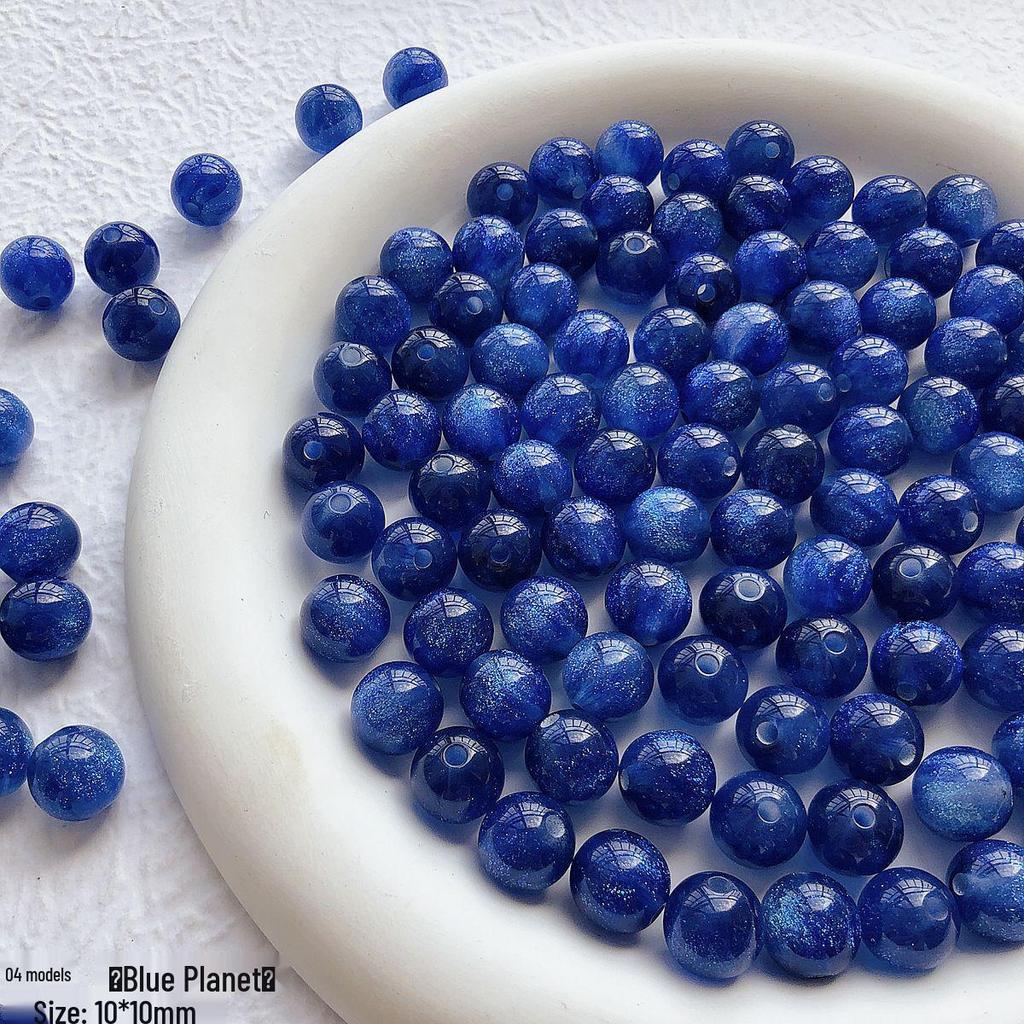 Japanese Style Starry Sky Dusk Galaxy Blue Light Mermaid Dreamy Bead Bracelet Kit