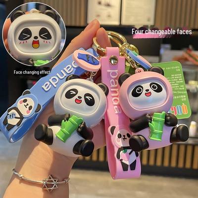 Chengdu Siçuan Operası Panda Anahtarlık Hatıra 2024 Kolye