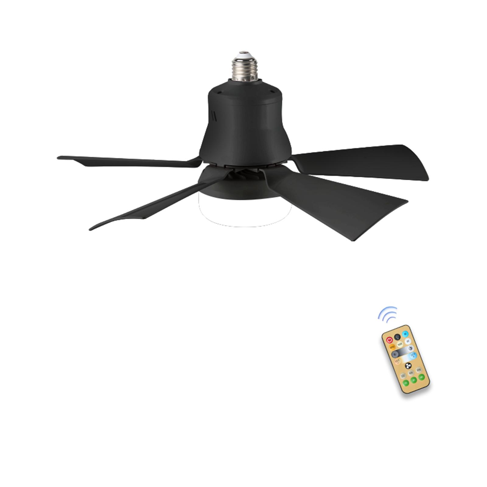 

Multifunctional Ceiling Fan Light with Remote 3-Level Adjust 2-in-1 Fan Lamp for Kitchen Bedroom Dormitory Study