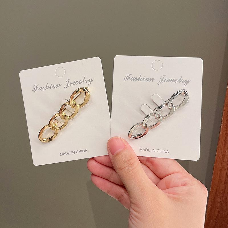 Trendy Simple Detachable Pants Clips  Brooches Adjustable Waist Buckle Metal Pins Shirt Suit Pins Badge Button Waists Tightener