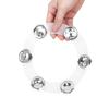 IRIN Cymbal Ring Bell Cymbals Hi Hat Tambourine Drum Set Tambourine Stainless Steel Bells Percussion Instrument Accessories
