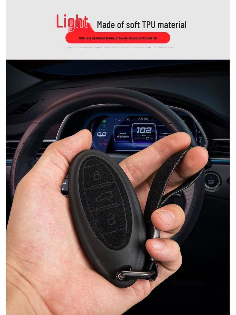 Protective Leather Key Cover for Bestune T77 Remote