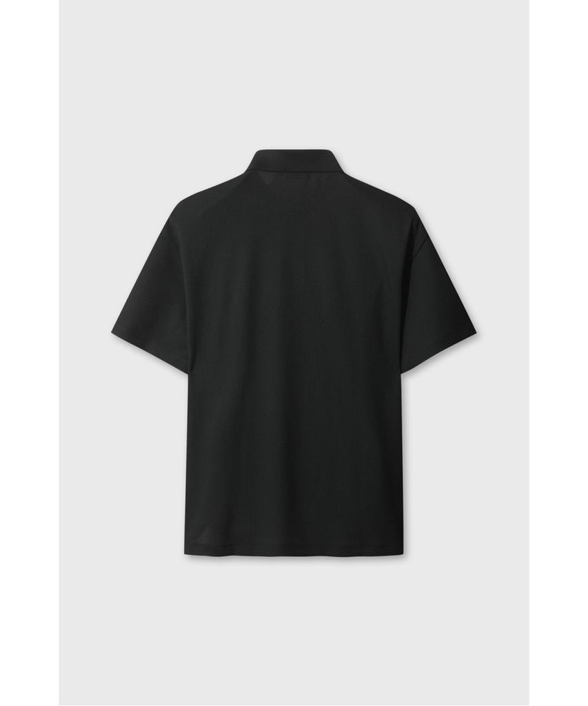 WAAC Men Signature Loose-Fit Cooling Polo Wmtcm26908Bkx