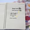 A5 Floral Spiral Notebook: Girlish Heart Study Stationery, Loose-Leaf Student Journal