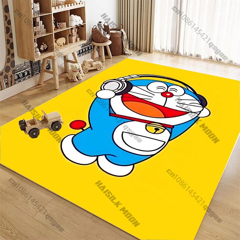 3D Various Sizes Doraemon Carpet New Release! Living Room Bedroom, Sofa Large Size Rug Kids Room Decor Mat Gift for Kids Adults