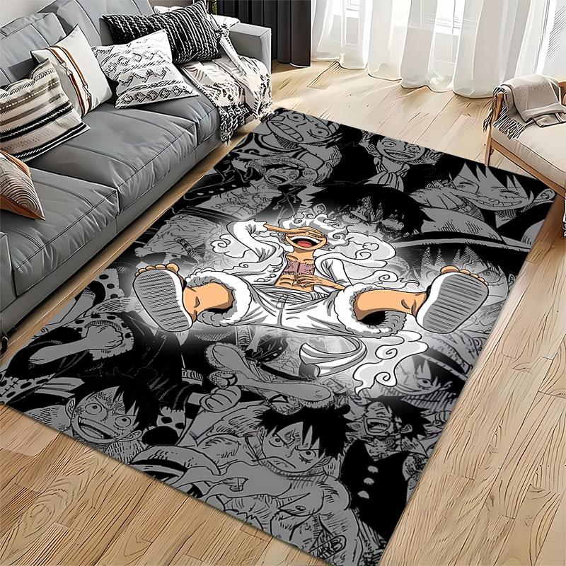 "Anime Boy Comic Style Carpet" suitable as a non-slip mat for the living room or bedroom sofa